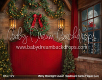 Merry Moonlight Queen Headboard Santa Flipped (JA)
