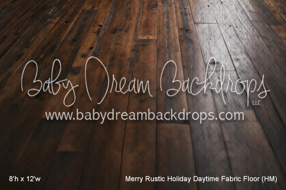 Merry Rustic Holiday Daytime Fabric Floor (HM)