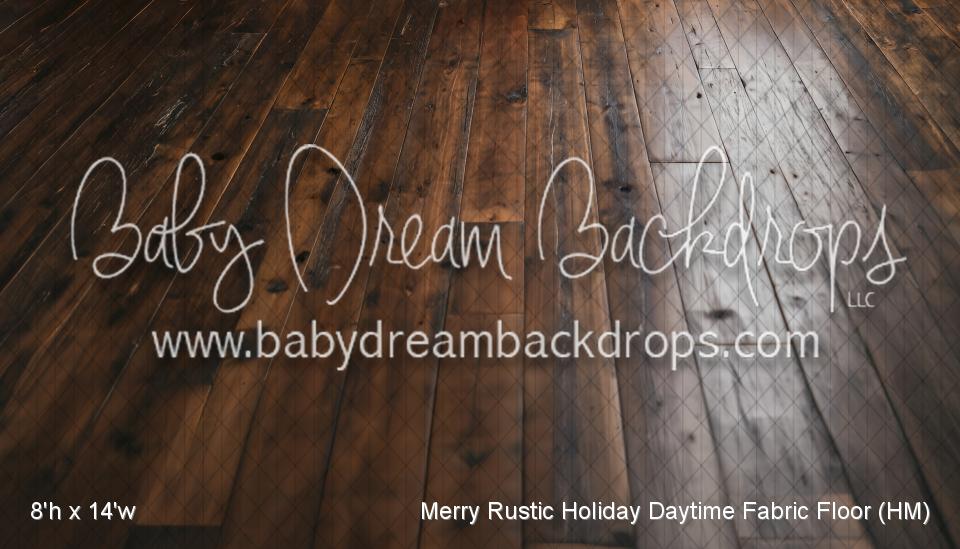 Merry Rustic Holiday Daytime Fabric Floor (HM)