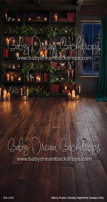 Merry Rustic Holiday Nighttime Sweep (HM)