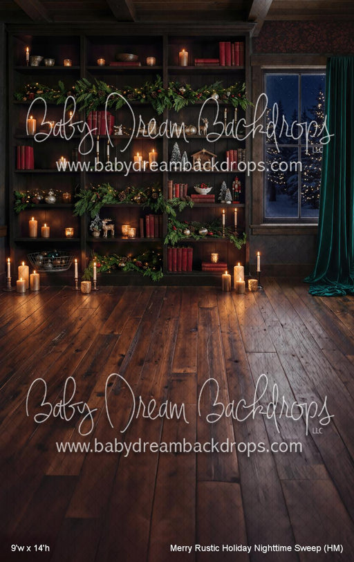 Merry Rustic Holiday Nighttime Sweep (HM)