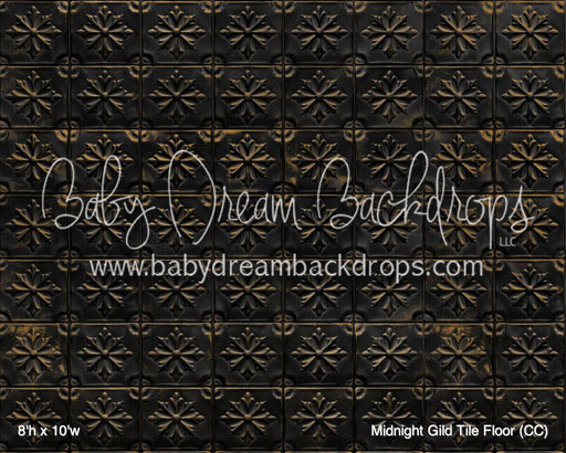 Midnight Gild Tile Fabric Floor (CC)