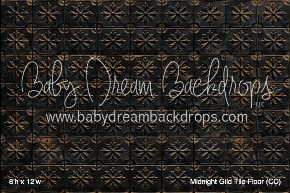 Midnight Gild Tile Fabric Floor (CC)