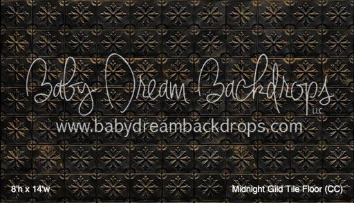 Midnight Gild Tile Fabric Floor (CC)