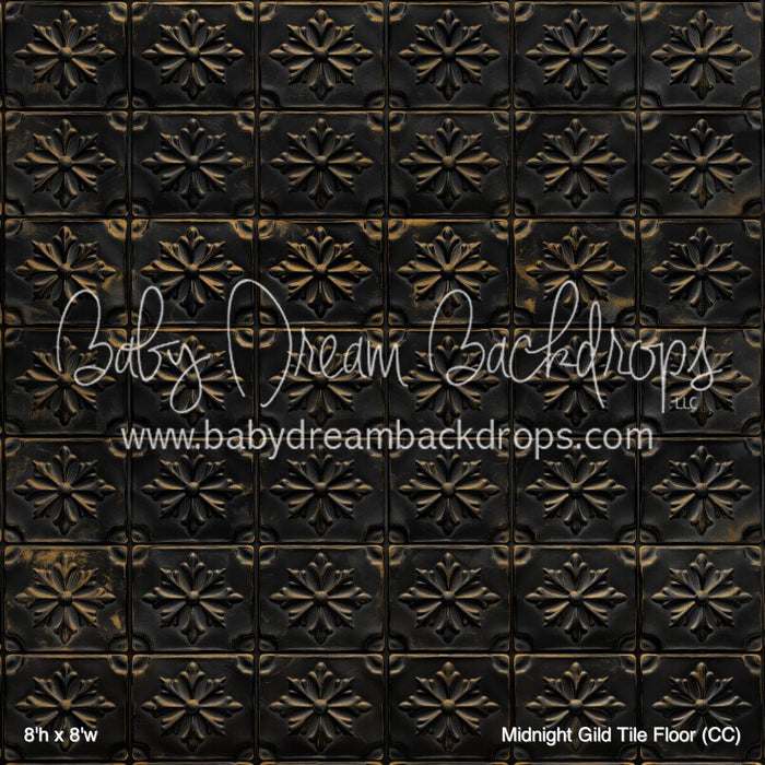 Midnight Gild Tile Fabric Floor (CC)