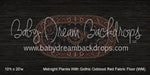 Midnight Planks With Gothic Oxblood Red Fabric Floor (WM)