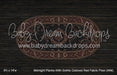 Midnight Planks With Gothic Oxblood Red Fabric Floor (WM)