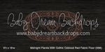 Midnight Planks With Gothic Oxblood Red Fabric Floor (WM)