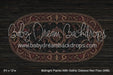 Midnight Planks With Gothic Oxblood Red Fabric Floor (WM)
