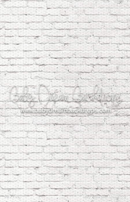 Milky White Brick Skinny (CC)