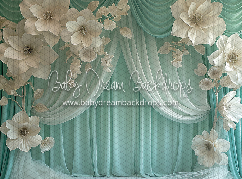 Mint Blooming Drapery (BD)