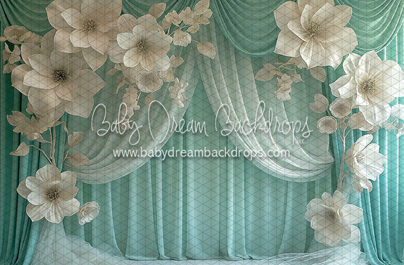 Mint Blooming Drapery (BD)