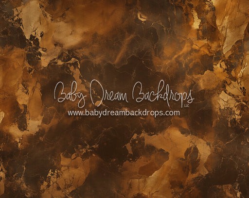 Modern Golden Brown Marble (CC)