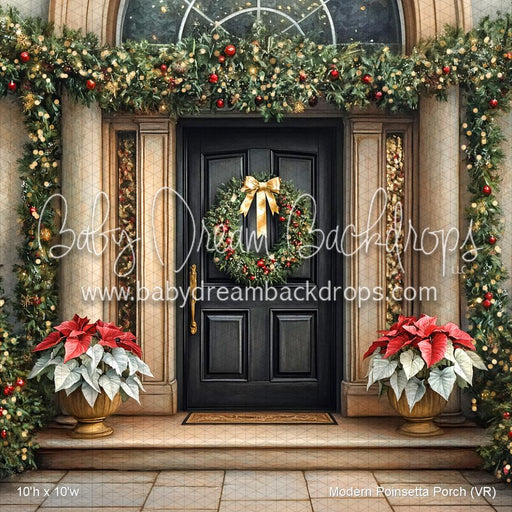 Modern Poinsetta Porch (VR)
