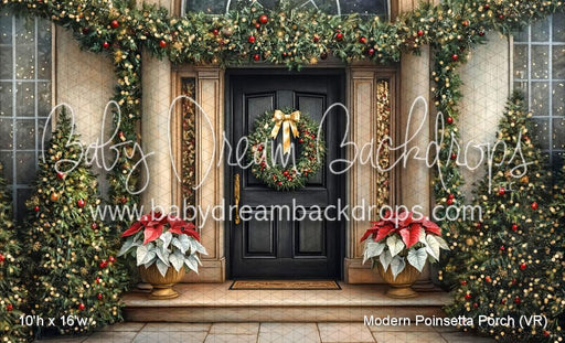 Modern Poinsetta Porch (VR)