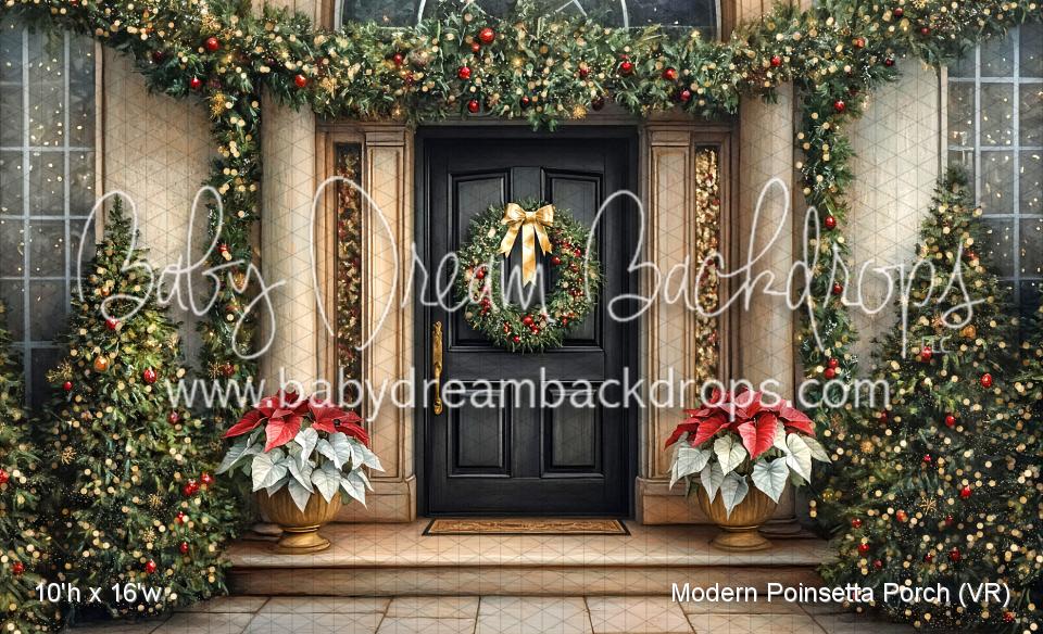 Modern Poinsetta Porch (VR)