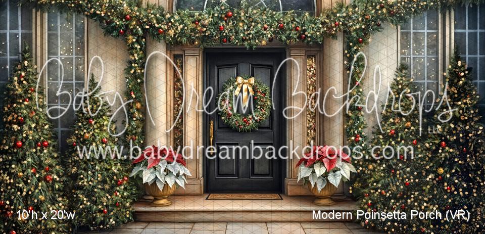 Modern Poinsetta Porch (VR)