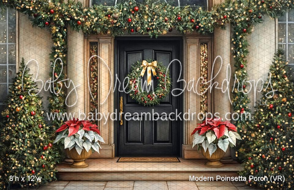 Modern Poinsetta Porch (VR)