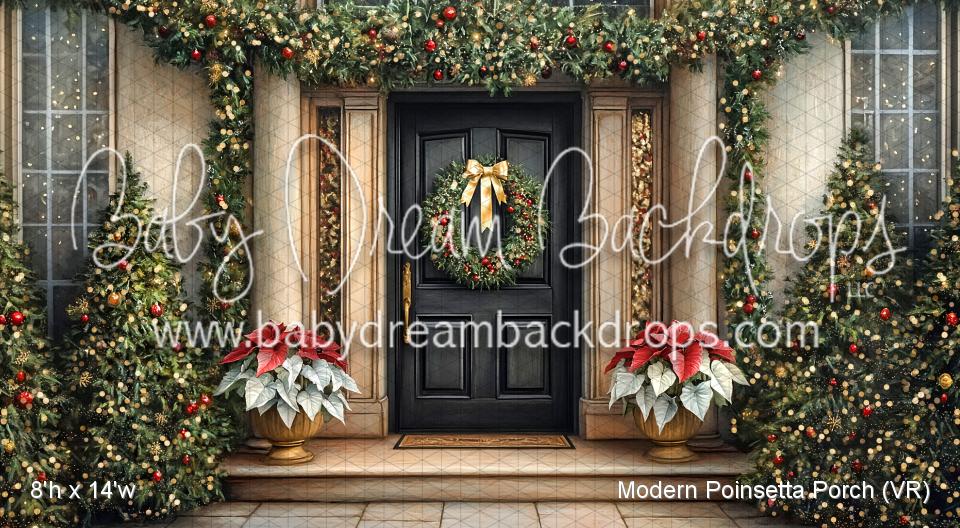 Modern Poinsetta Porch (VR)