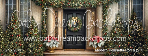 Modern Poinsetta Porch (VR)
