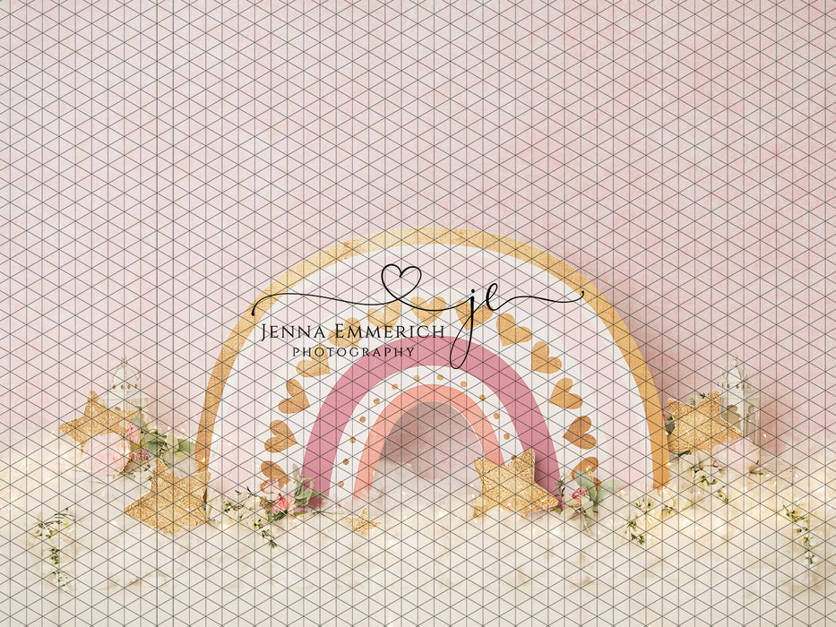 Modern Rainbow with Stars (JE)