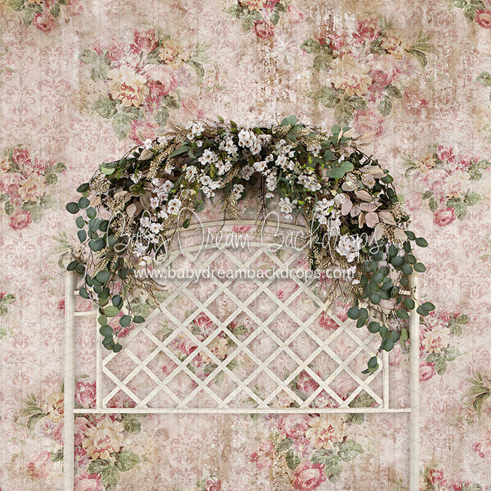 Mommy Spring Tea Pink Headboard (Queen)