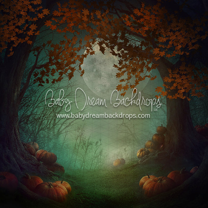 Moonlit Halloween Path