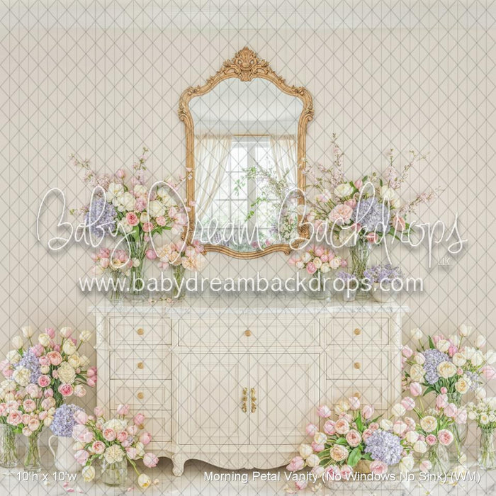 Morning Petal Vanity (No Windows No Sink) (WM)