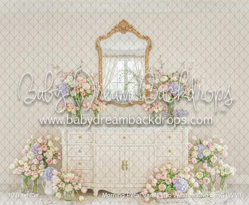 Morning Petal Vanity (No Windows No Sink) (WM)