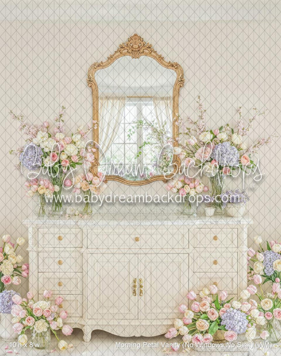 Morning Petal Vanity (No Windows No Sink) (WM)