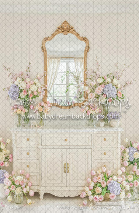 Morning Petal Vanity (No Windows No Sink) (WM)