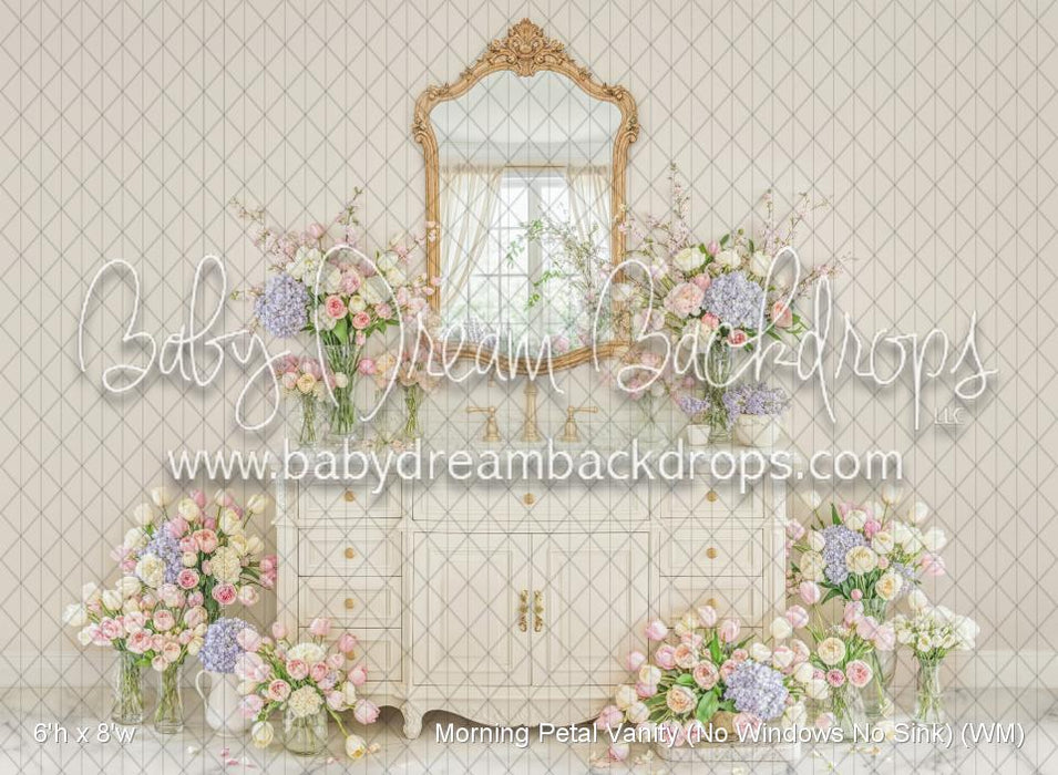 Morning Petal Vanity (No Windows No Sink) (WM)