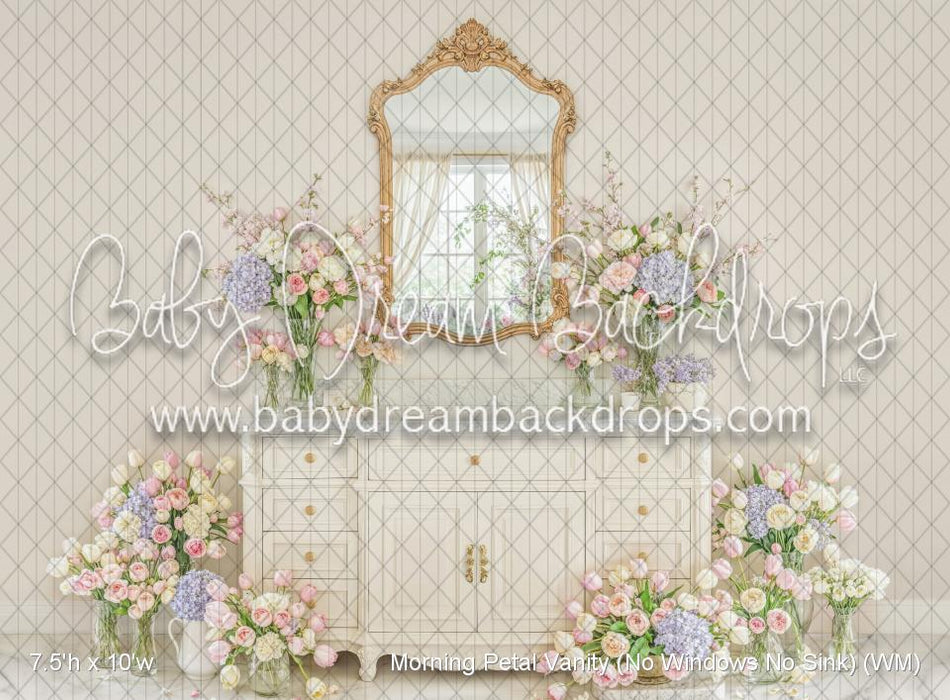 Morning Petal Vanity (No Windows No Sink) (WM)