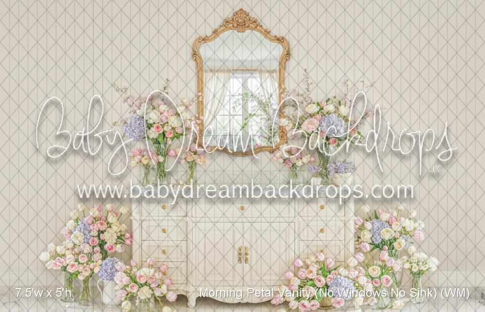 Morning Petal Vanity (No Windows No Sink) (WM)