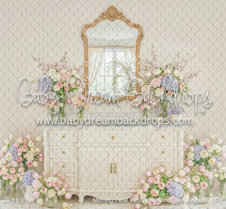 Morning Petal Vanity (No Windows No Sink) (WM)