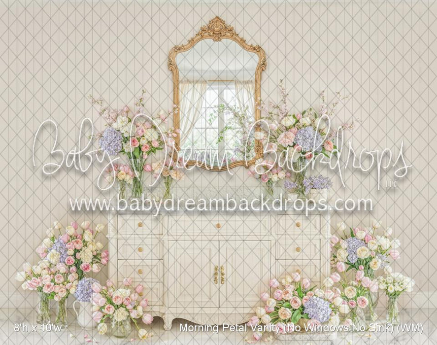 Morning Petal Vanity (No Windows No Sink) (WM)