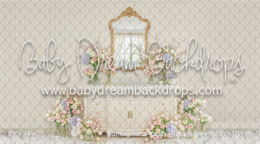 Morning Petal Vanity (No Windows No Sink) (WM)