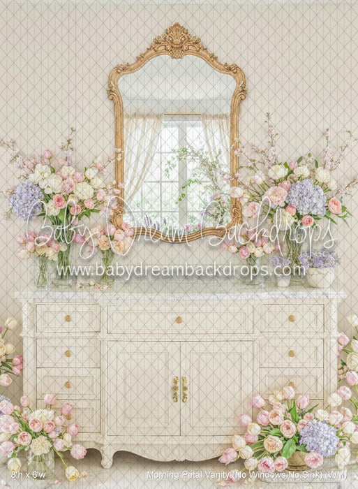 Morning Petal Vanity (No Windows No Sink) (WM)