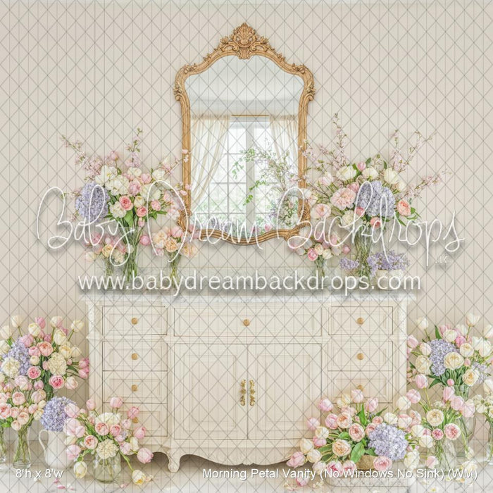 Morning Petal Vanity (No Windows No Sink) (WM)