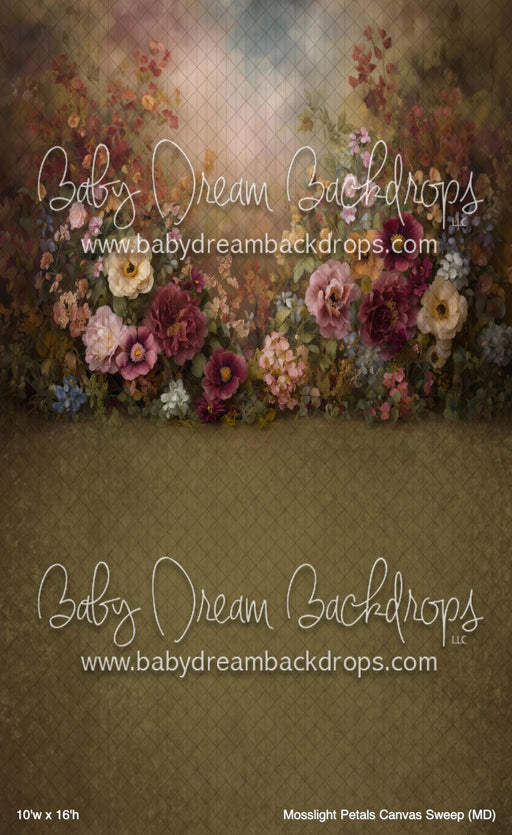 Mosslight Petals Canvas Sweep (MD)