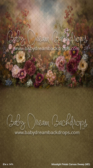 Mosslight Petals Canvas Sweep (MD)