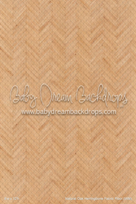 Natural Oak Herringbone Fabric Floor (WM)