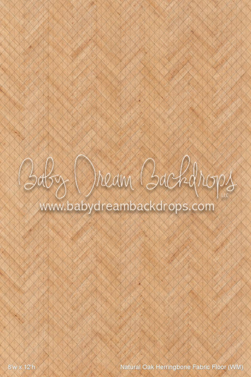 Natural Oak Herringbone Fabric Floor (WM)