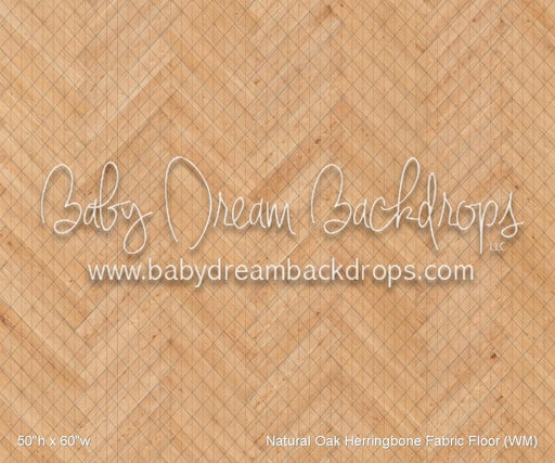 Natural Oak Herringbone Fabric Floor (WM)