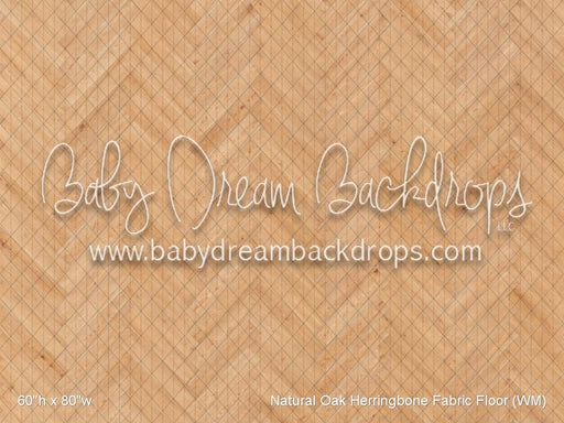 Natural Oak Herringbone Fabric Floor (WM)