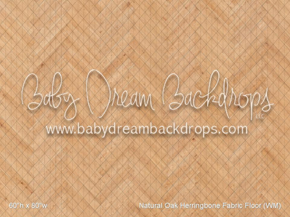 Natural Oak Herringbone Fabric Floor (WM)