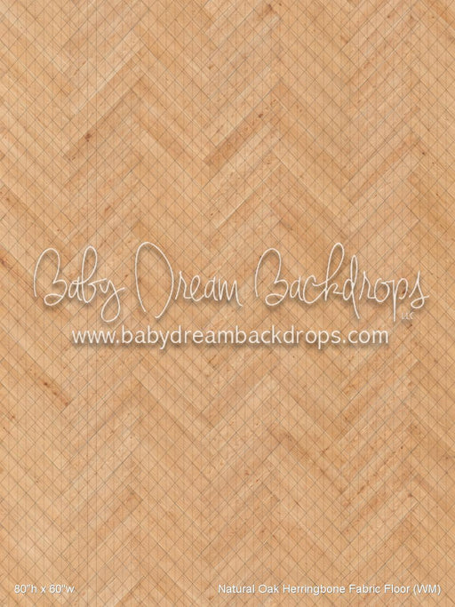 Natural Oak Herringbone Fabric Floor (WM)