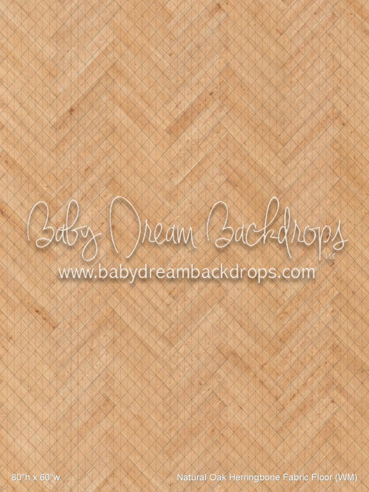 Natural Oak Herringbone Fabric Floor (WM)