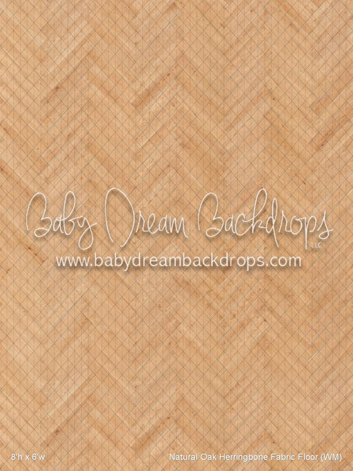 Natural Oak Herringbone Fabric Floor (WM)