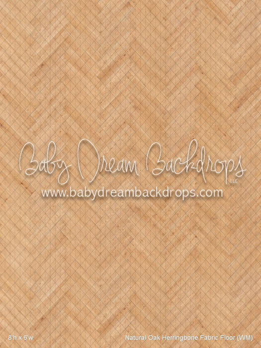 Natural Oak Herringbone Fabric Floor (WM)